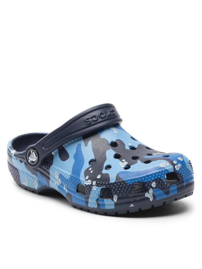 Crocs Шльопанці Crocs Classic Camo Clog K 207594 Голубий