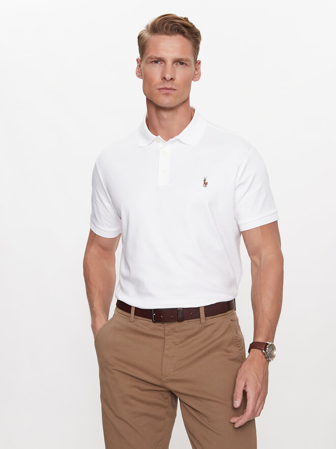 Polo Ralph Lauren Polo Ralph Lauren Poloshirt 710713130003 Weiß Custom Slim Fit
