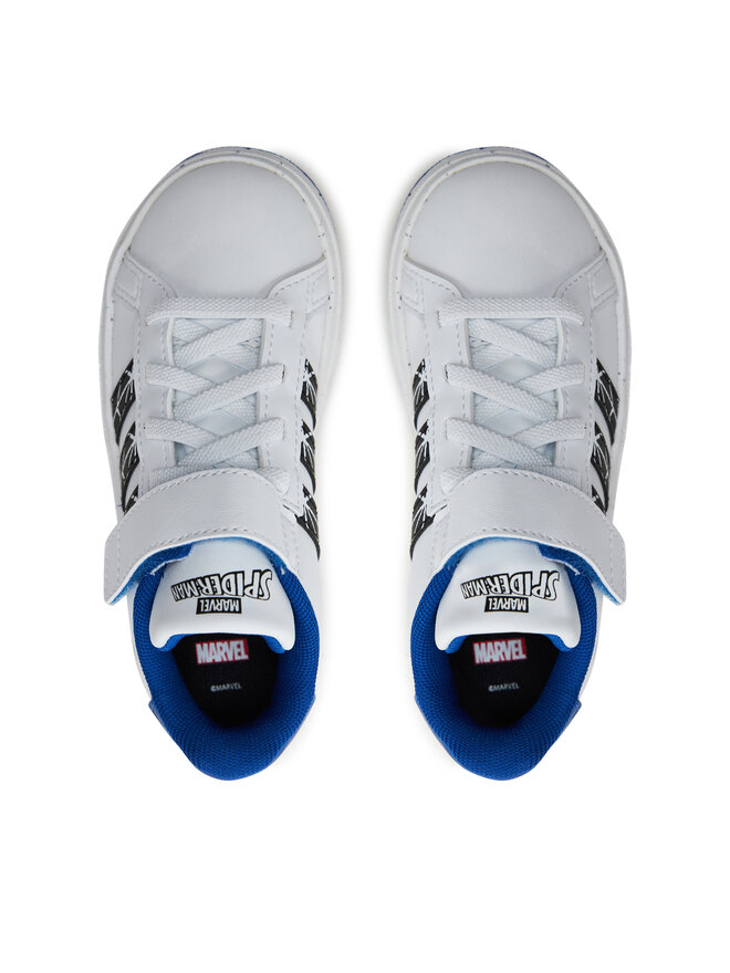 adidas Sneakersy adidas Grand Court Spider-Man El K IF0925 Bílá