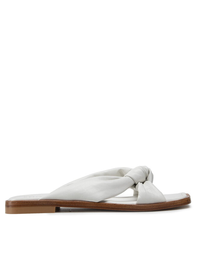 Stuart Weitzman Pantoletten Stuart Weitzman Playa Knot Slide SA247 Weiß