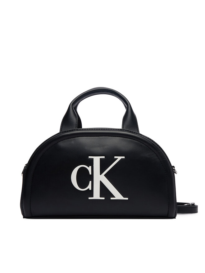 Calvin Klein Handtasche Calvin Klein Bold Ck Dome Crossbody LV04F3895G Schwarz