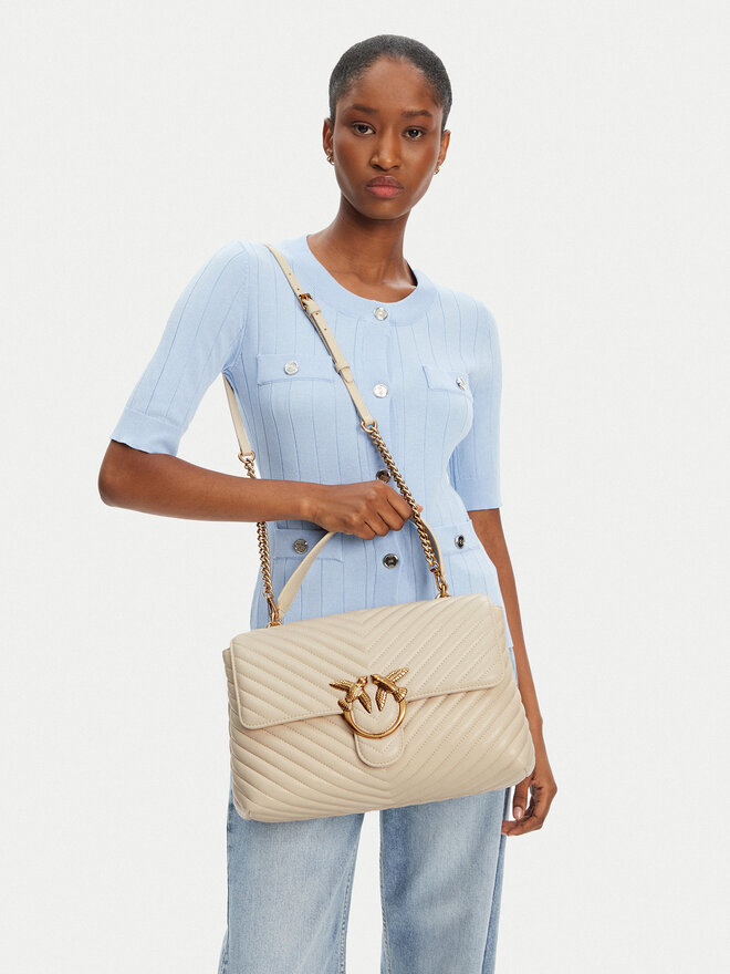 PINKO Táska PINKO Love Lady Puff Big Cl 100042 A0GK Z14Q Fehér