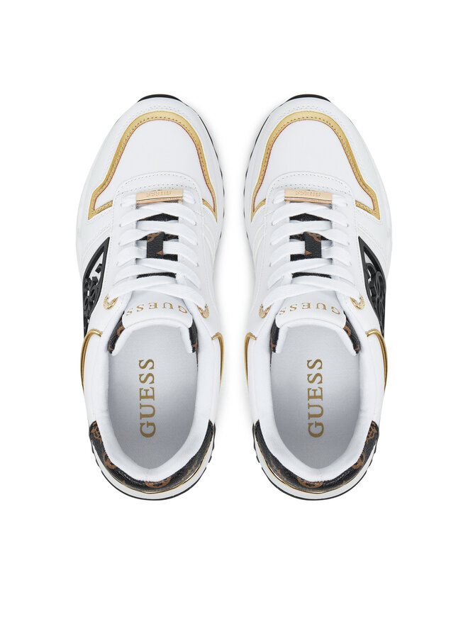 Guess Sneakersy Guess FLJKOY ELE12 Biały