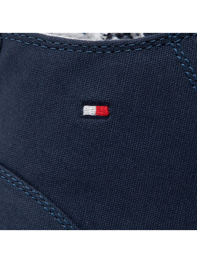 Tommy Hilfiger Кецове Tommy Hilfiger Higt Top Lace-Up T3X4-32209-0890 S Тъмносин