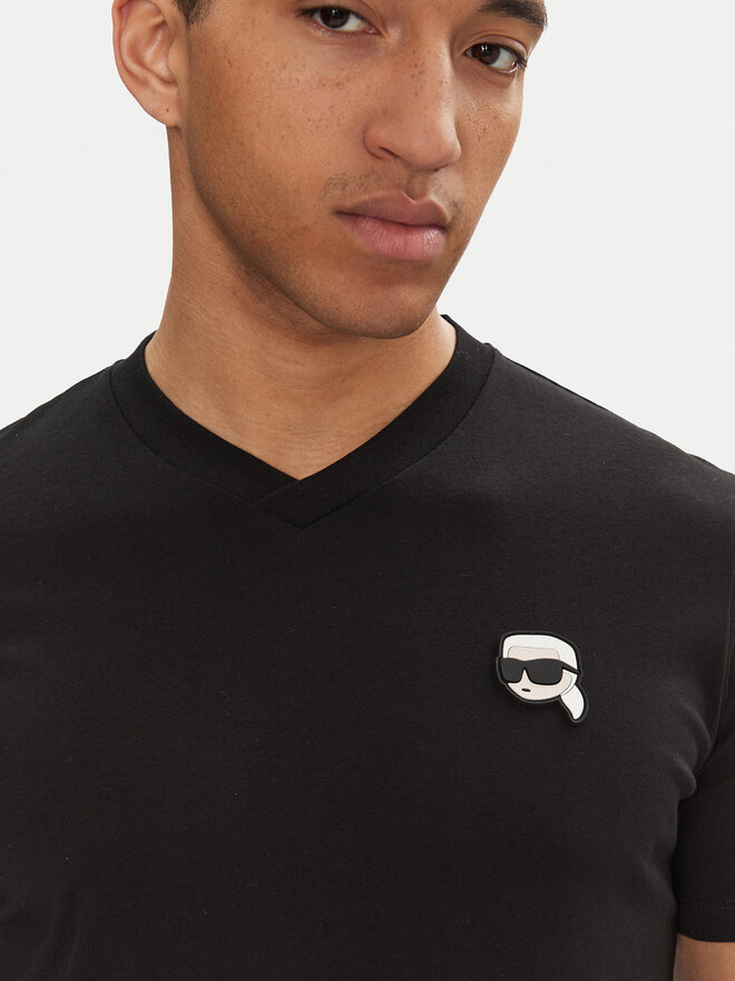 KARL LAGERFELD KARL LAGERFELD Camiseta 755021 552224 Negro Regular Fit