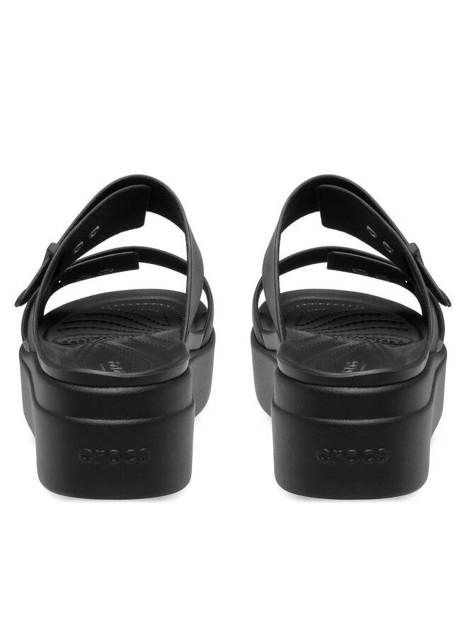 Crocs Klapki Crocs Brooklyn Sandal Lowwdg 207431 Czarny