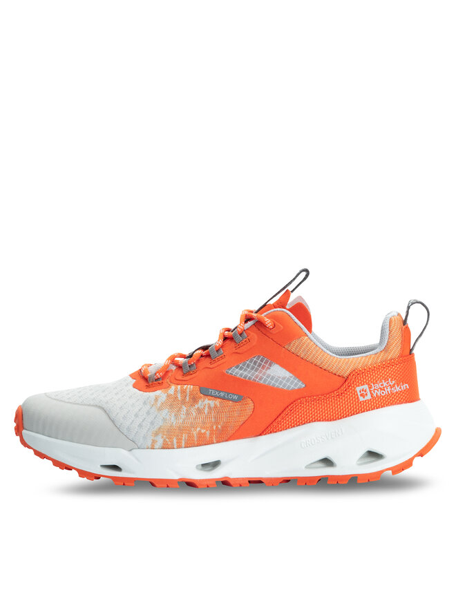 Jack Wolfskin Sneakersy Jack Wolfskin Prelight Pro Vent Low W 4064331 Pomarańczowy