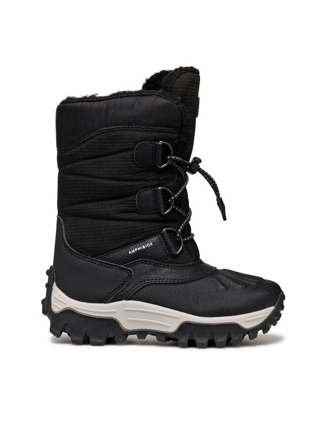 Geox Sněhule Geox J Himalaya Boy B Abx J46FRA 0FU50 C9999 M Černá