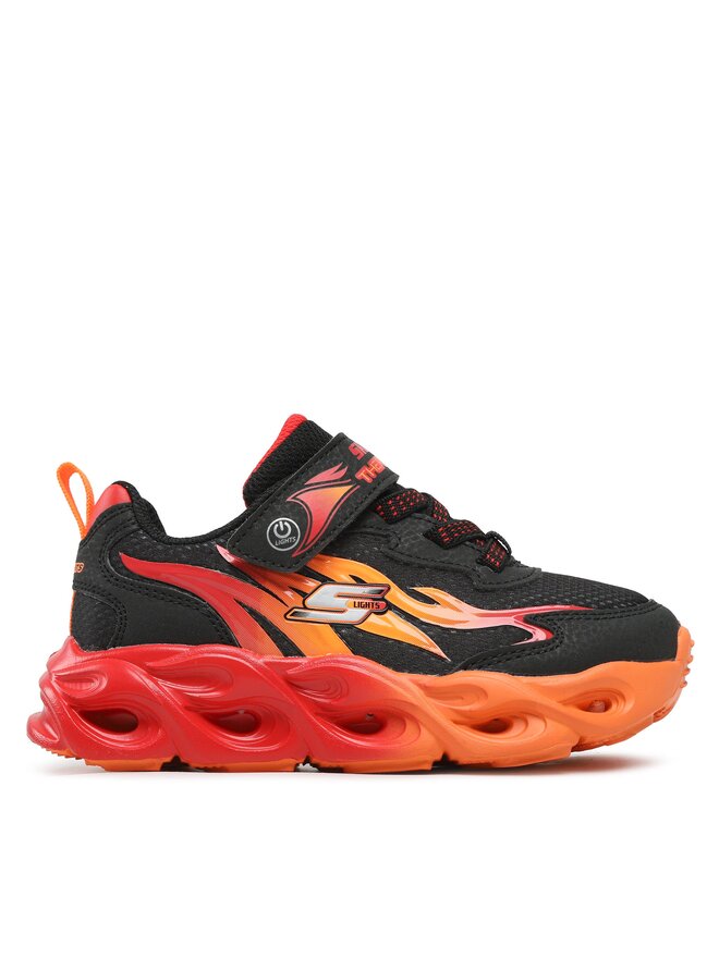 Skechers Αθλητικά Skechers Heat Flux 400103L/BKRD Μαύρο
