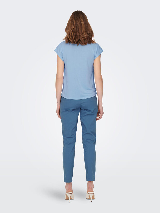 ONLY ONLY Футболка Free 15287041 Блакитний Regular Fit