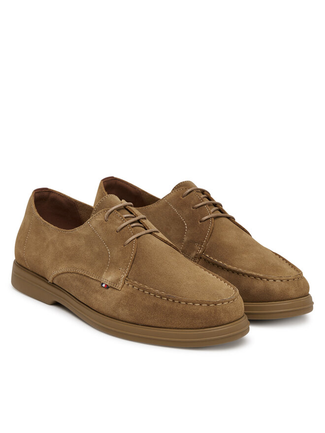 Tommy Hilfiger Mokasini Tommy Hilfiger Moc T Derby FM0FM05495 Rjava