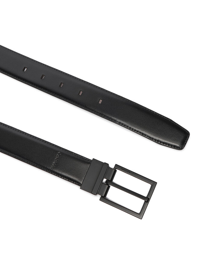 Calvin Klein Чоловічий ремінь Calvin Klein Square Buckle 32Mm Adj LV04D7026G Чорний