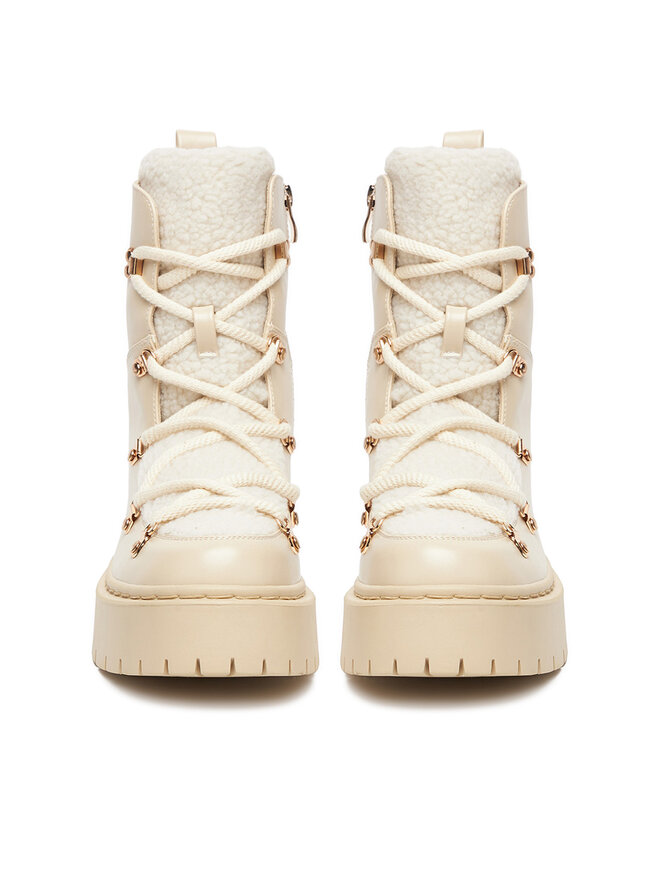 DeeZee Botines planos DeeZee 13123-15 Écru