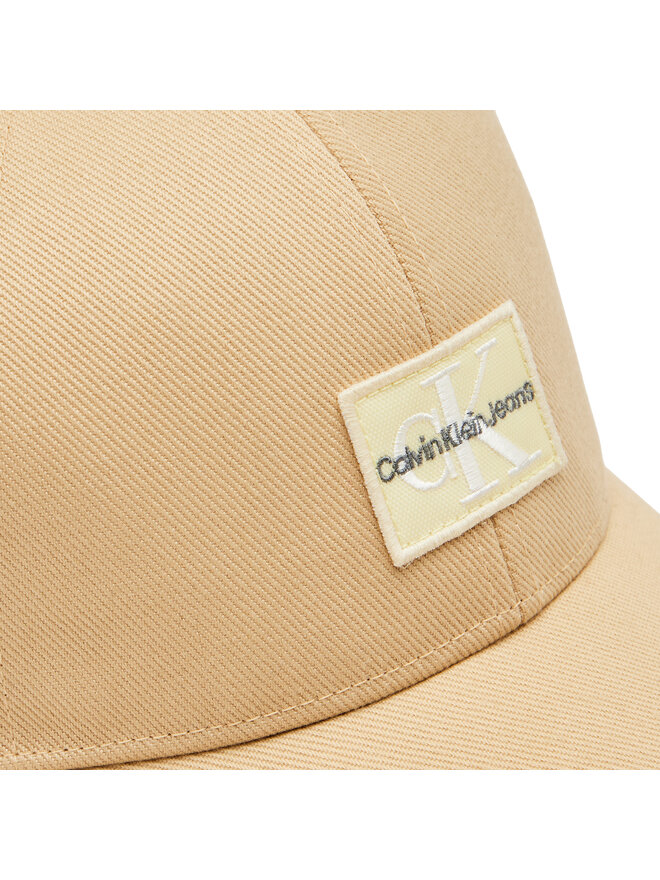 Calvin Klein Jeans Kšiltovka Calvin Klein Jeans Mono Logo Patch Cap K60K612381 Béžová