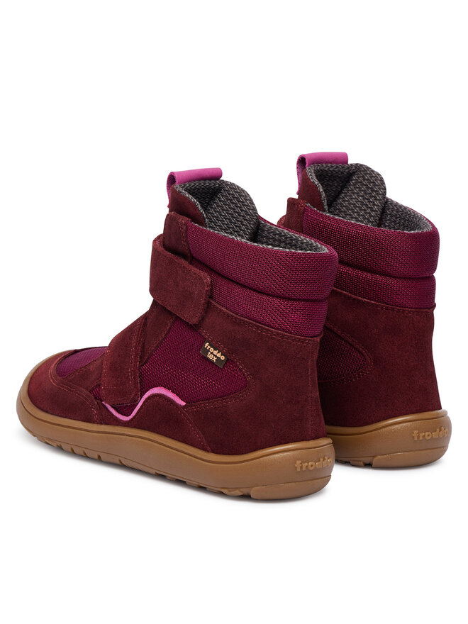 Froddo Botas altas Froddo Barefoot Tex Winter Tl G3160247-6T DD Guinda/burdeos