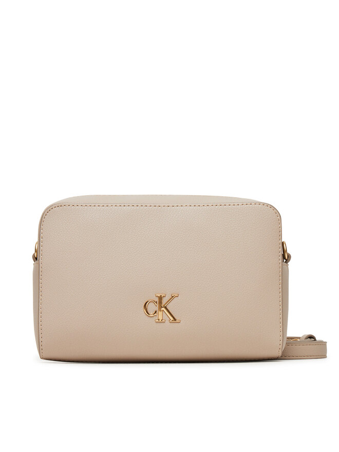 Calvin Klein Jeans Kabelka Calvin Klein Jeans Minimal Monogram Ew Camera Bag LV04K3162G Écru