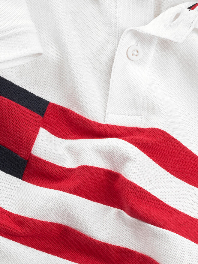 Tommy Hilfiger Tommy Hilfiger Polo KB0KB09528 S Λευκό Regular Fit