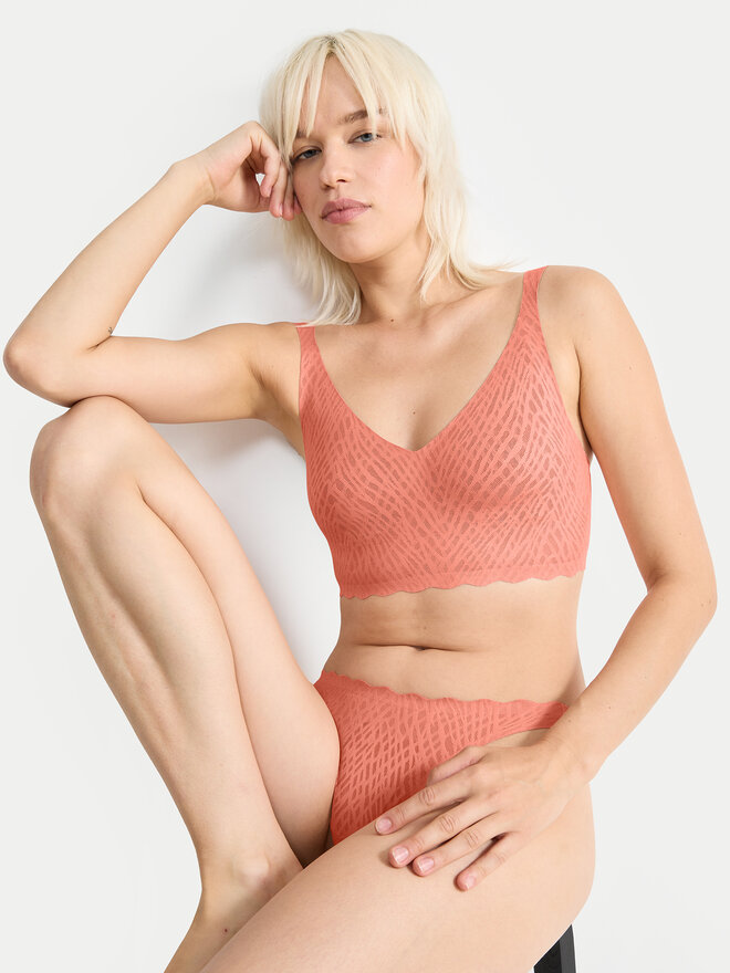 Sloggi Sloggi Top de sujetador Zero Feel Bliss 10219598 Naranja