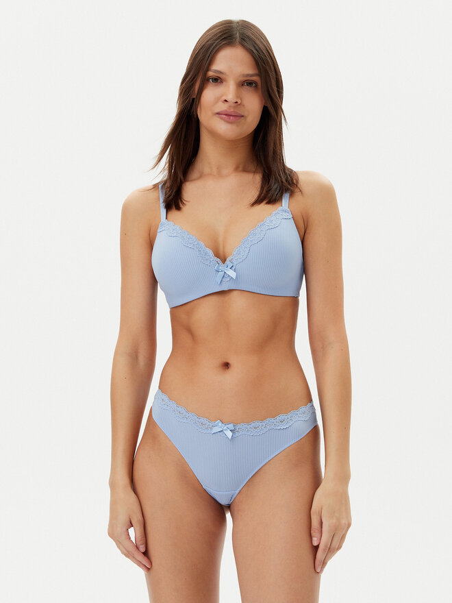 Hunkemöller Hunkemöller Grudnjak bez žice Lola 301081 Svijetloplava