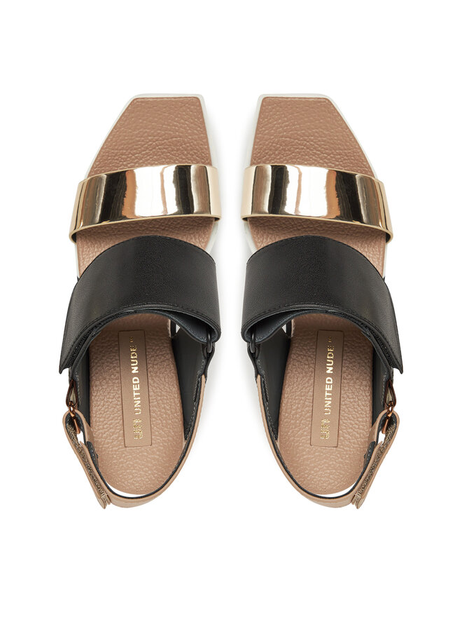 United Nude Sandalias United Nude Delta Wedge Sandal 1041389316 Negro