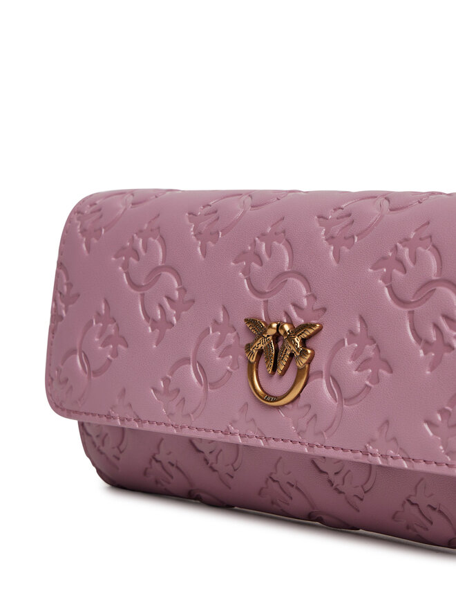 PINKO Великий жіночий гаманець PINKO Love Tiny Birds Wallet C 103765 A1YB Фіолетовий