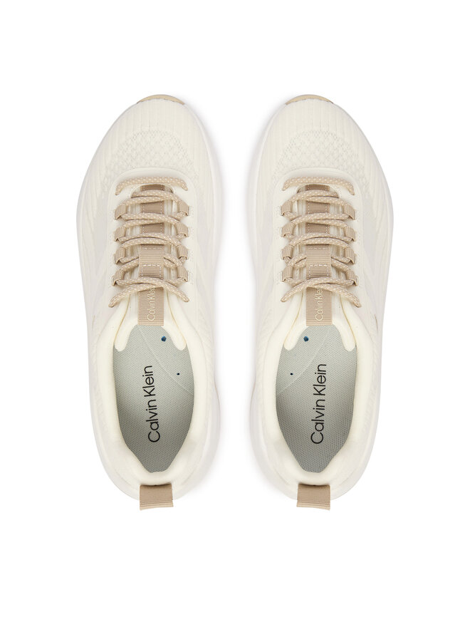 Calvin Klein Sneakers Calvin Klein Chunky Run Ckstripe Lup Sp Kn HW0HW03006 Weiß