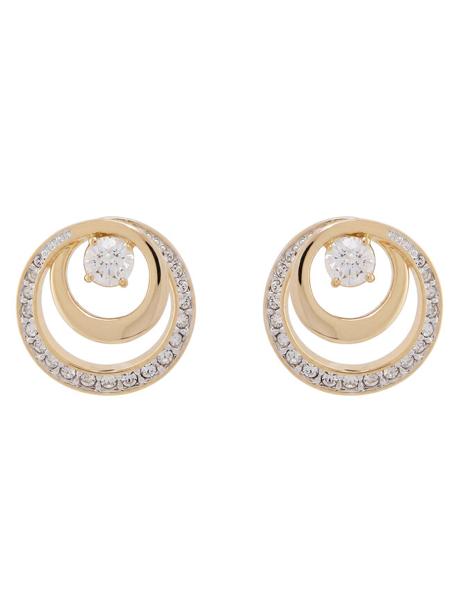 Swarovski Сережки Swarovski Hyperbola 5740407 Золотий