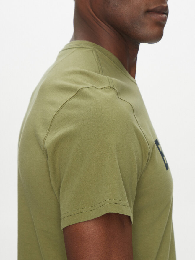 Barbour Barbour Póló Logo MTS0531OL39 Zöld Tailored Fit