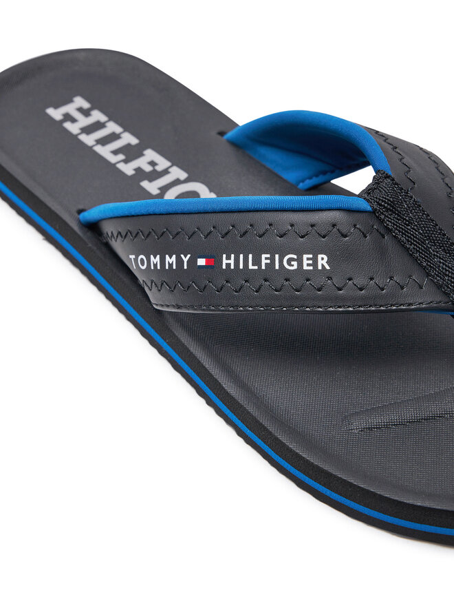 Tommy Hilfiger Čības uz pirksta Tommy Hilfiger Comfort FM0FM05235 Melns