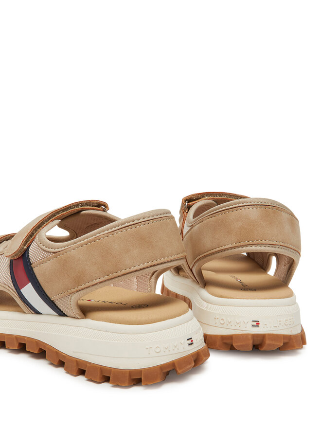 Tommy Hilfiger Sandały Tommy Hilfiger T3B2-33901-1692500 S Beżowy