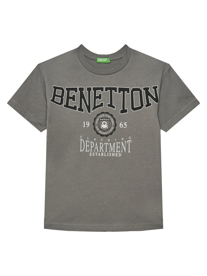 United Colors Of Benetton United Colors Of Benetton T-Shirt 3I1XC10N3 Grau Regular Fit