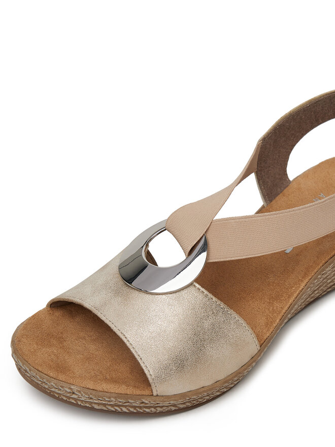 Rieker Σανδάλια Rieker 624H6-60 Μπεζ