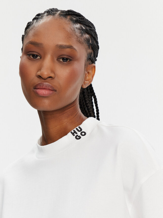 HUGO HUGO T-Shirt Damelody 50520187 Weiß Relaxed Fit