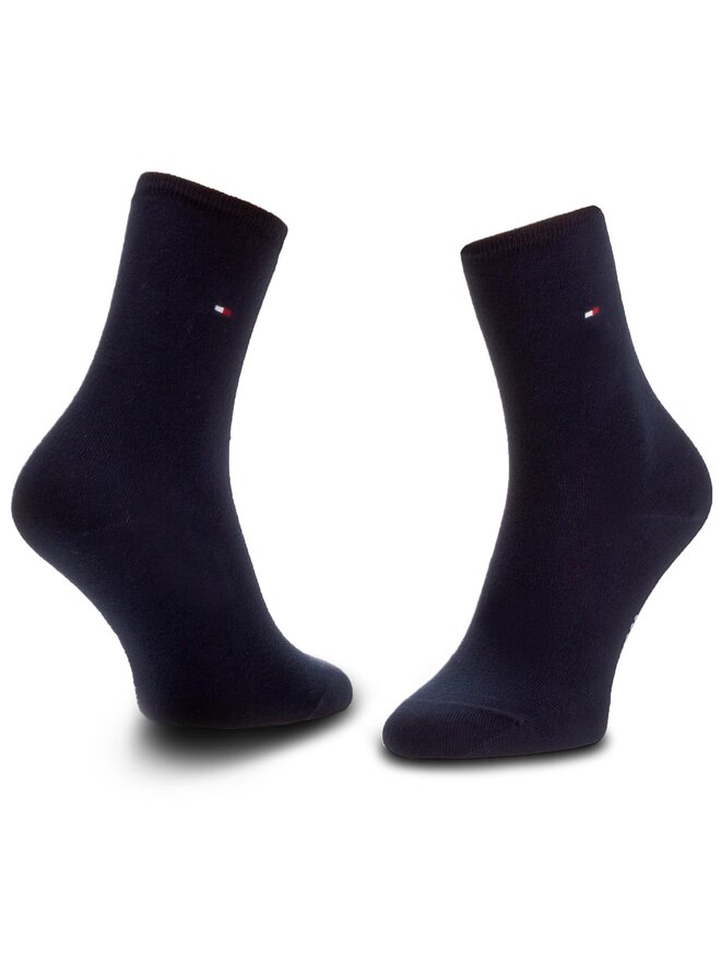 Tommy Hilfiger 2er-Set hohe Damensocken Tommy Hilfiger 371221 Dunkelblau
