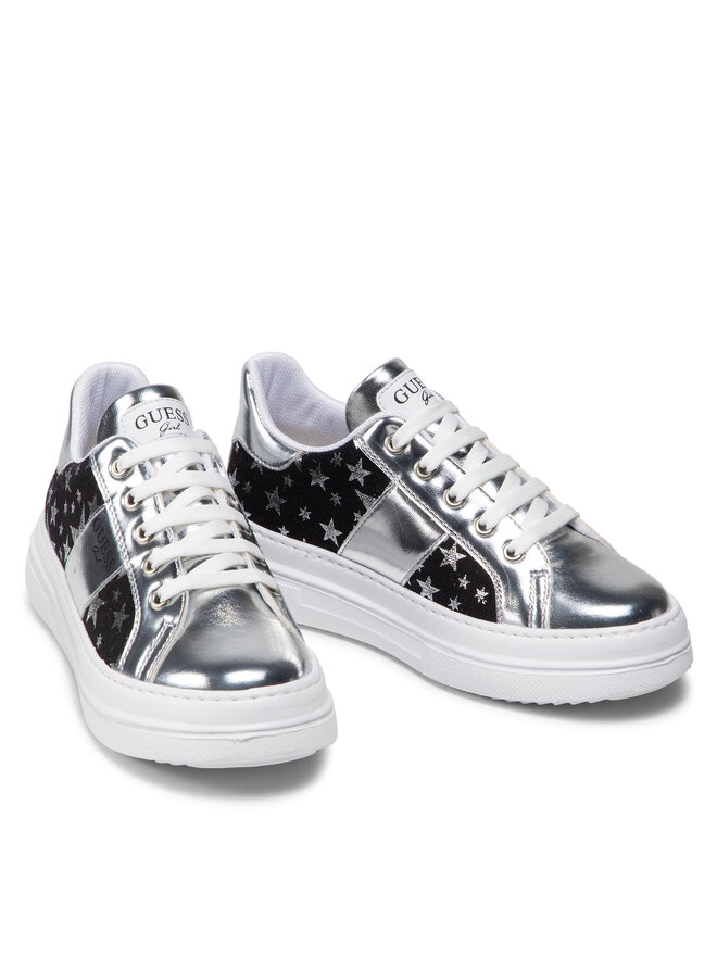 Guess Laisvalaikio batai Guess Wilma Star FJ5WIM FAB12 Sidabrinė