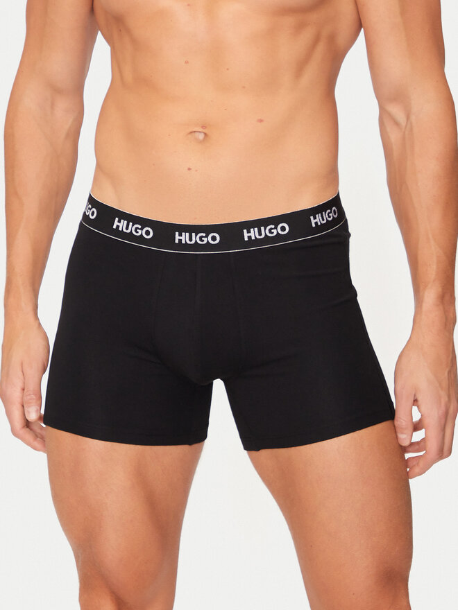 HUGO Hugo Σετ μποξεράκια 3 τμχ 50517886 Μαύρο