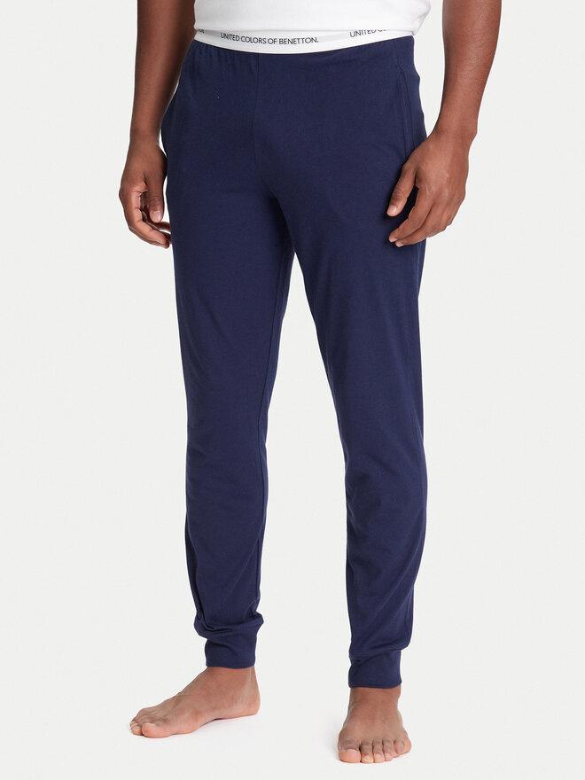 United Colors Of Benetton United Colors Of Benetton Pizsama nadrág 30964F00V Sötétkék Regular Fit