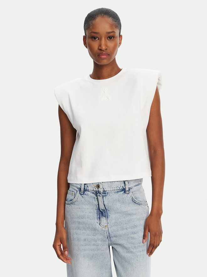 Patrizia Pepe Patrizia Pepe T-Shirt 2M4443/J289-W103 Weiß Regular Fit