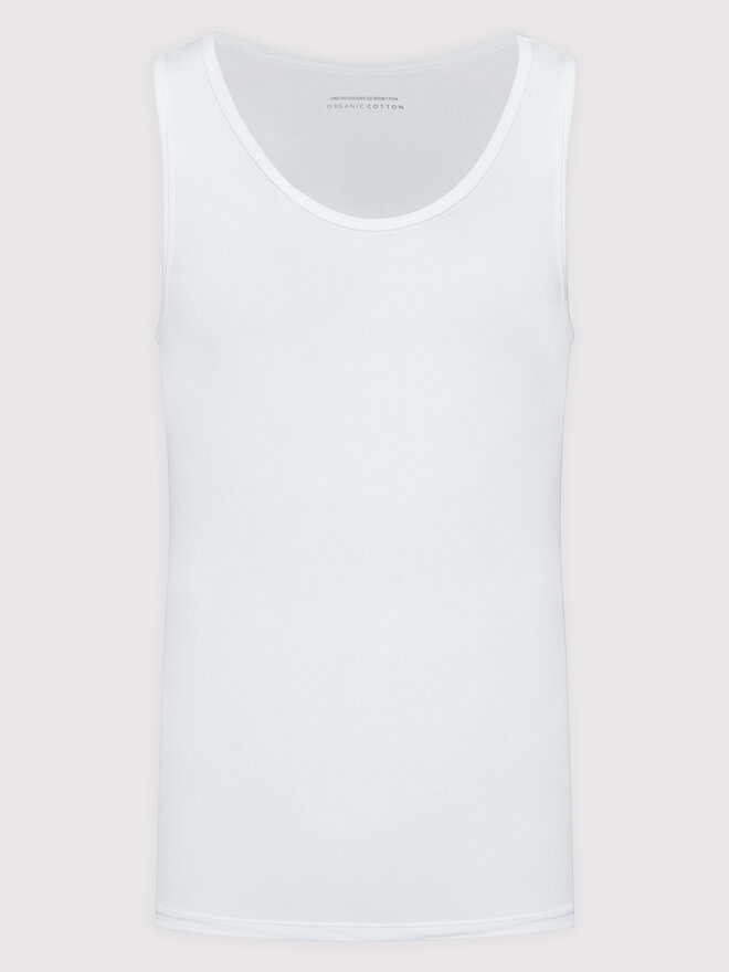 United Colors Of Benetton United Colors Of Benetton Майка 3OP82H257 Білий Regular Fit