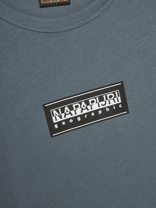 Napapijri Napapijri Camiseta Chamois NP0A4ILE D Azul Regular Fit