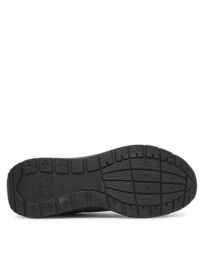 Tommy Jeans Sneakers Tommy Jeans Tjm Runner Leather EM0EM01621 Schwarz