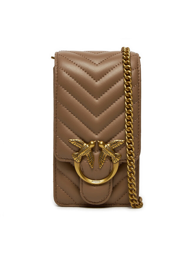 Сумка Pinko Love One Smart . PE 24 PLTT 102739 A0GK Коричневий |  evzuttya.com.ua