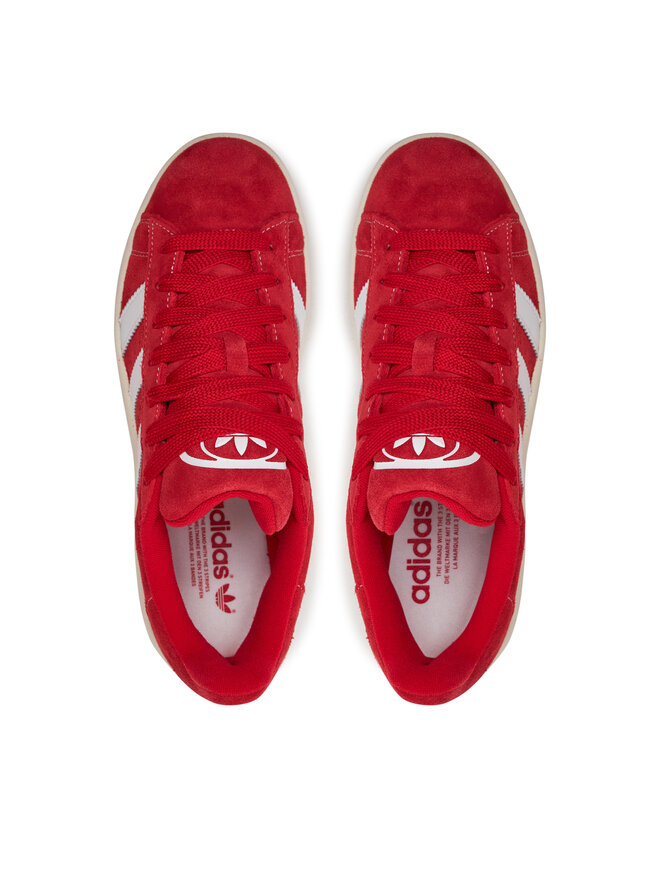 Womens red adidas campus discount