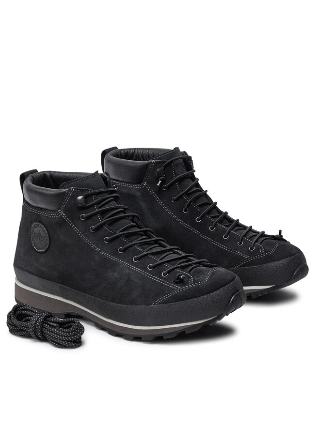 Lomer Trekking čevlji Lomer Bio Naturale Mid Mtx Suede 50085/A Črna