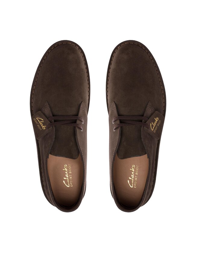 Clarks Trzewiki Clarks Desert Bt Evo Dark Brązowy