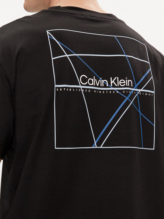 Calvin Klein Calvin Klein T-Shirt Linear Back Logo K10K112486 Μαύρο Regular Fit