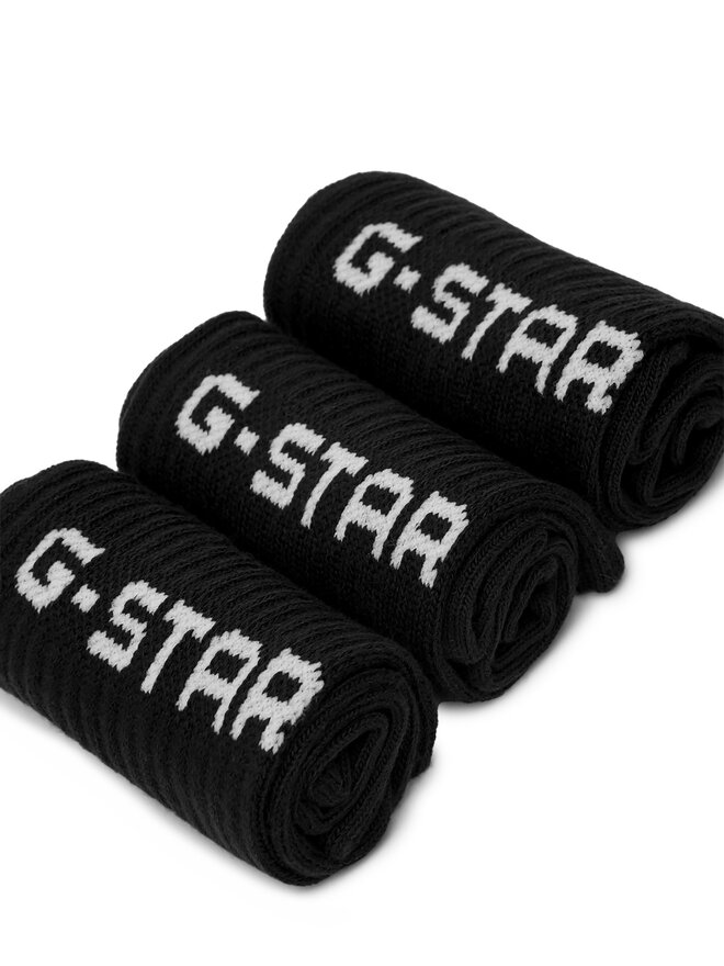 G-STAR Lange Socken G-STAR CEO_AS_G_STAR_001W_AW26 (3-PACK) Schwarz