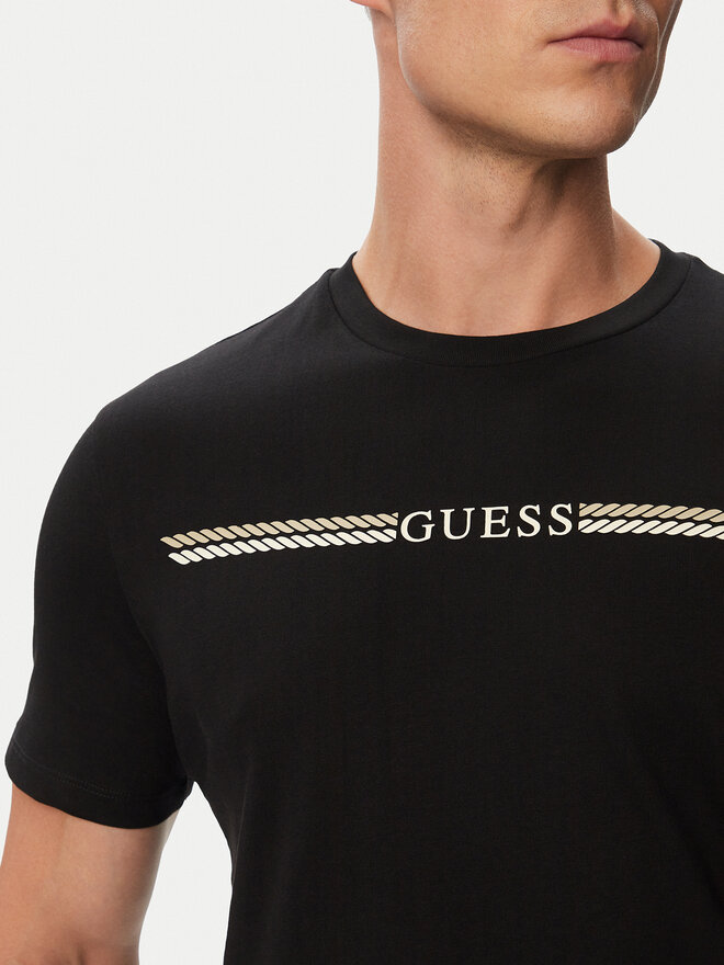 Guess Guess Футболка Z6BI05 K6536 Чорний Regular Fit