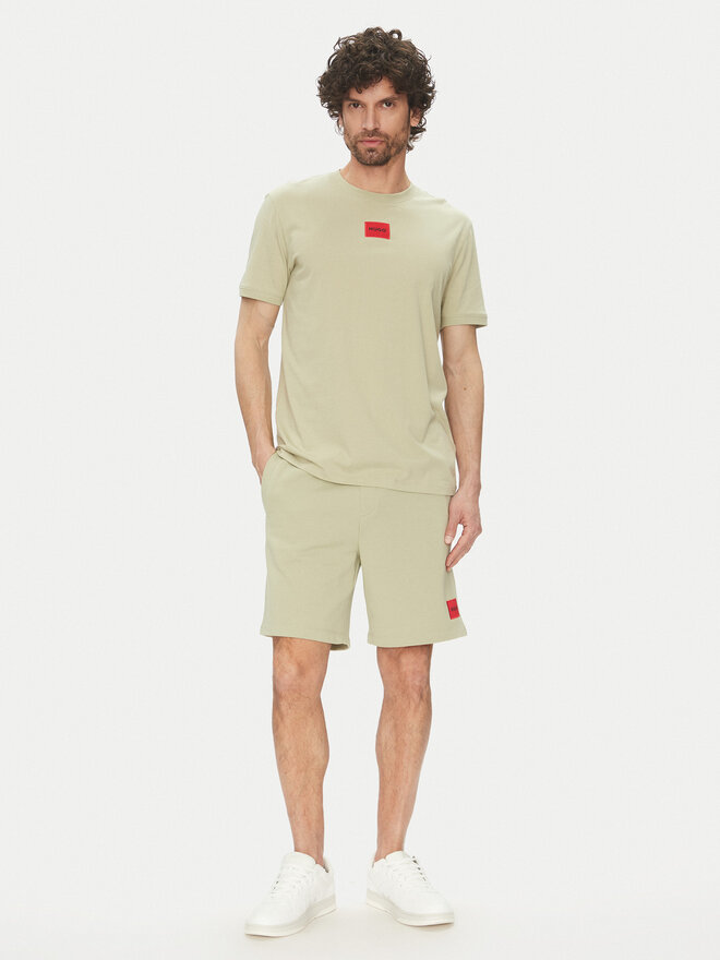 HUGO HUGO T-Shirt Diragolino212 50447978 Grün Regular Fit