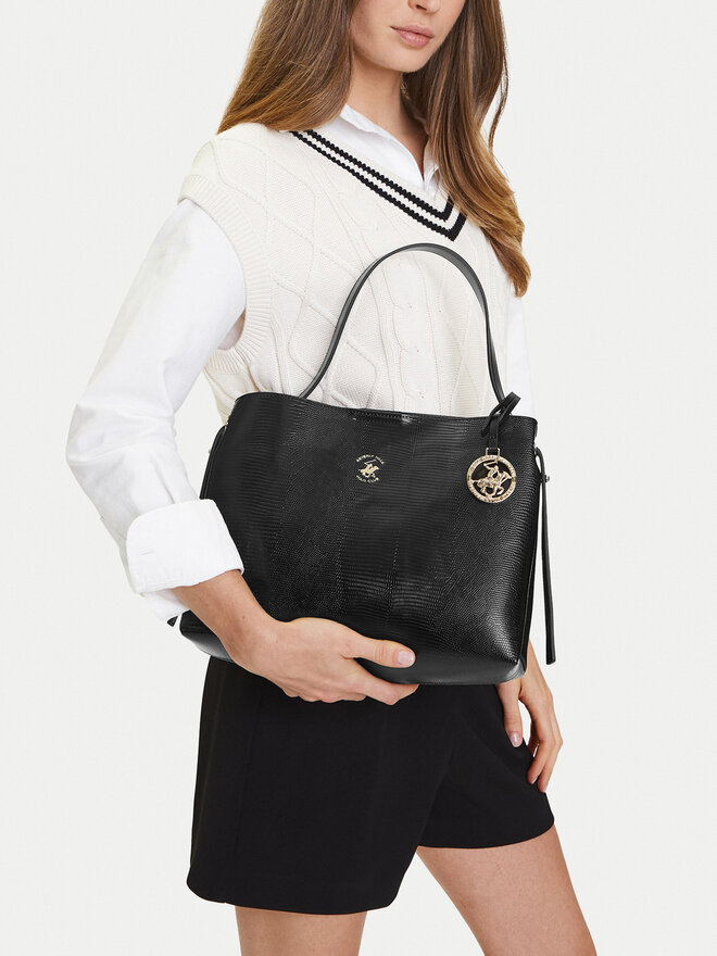 Beverly Hills Polo Club Geantă Beverly Hills Polo Club BHPC-W-04-A23 Negru